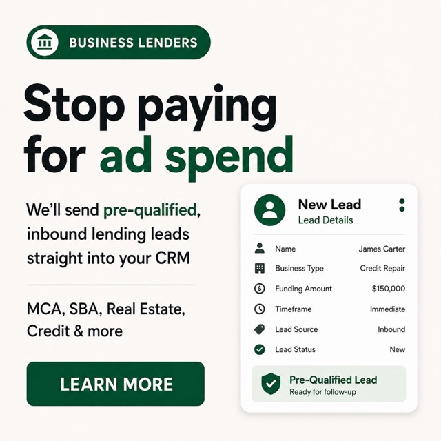 business lead generation ad design