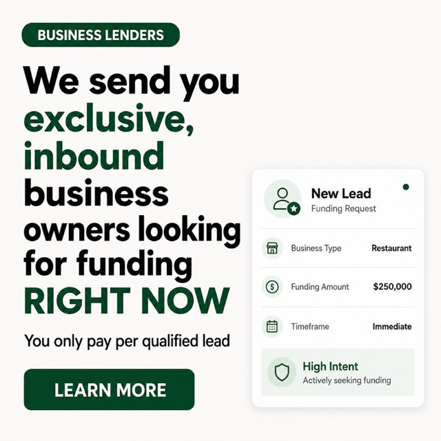 business lead generation promotional design